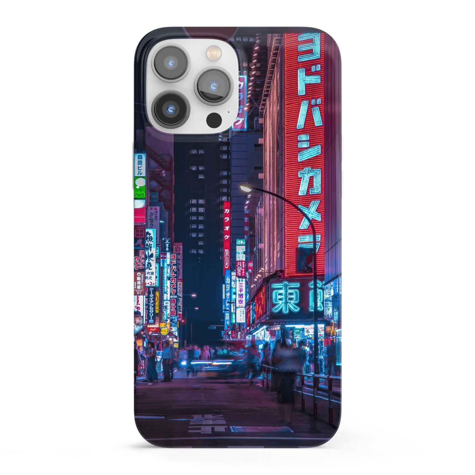 Tokyo Neon City iPhone 13 Pro Max Full Wrap 3D Snap Case