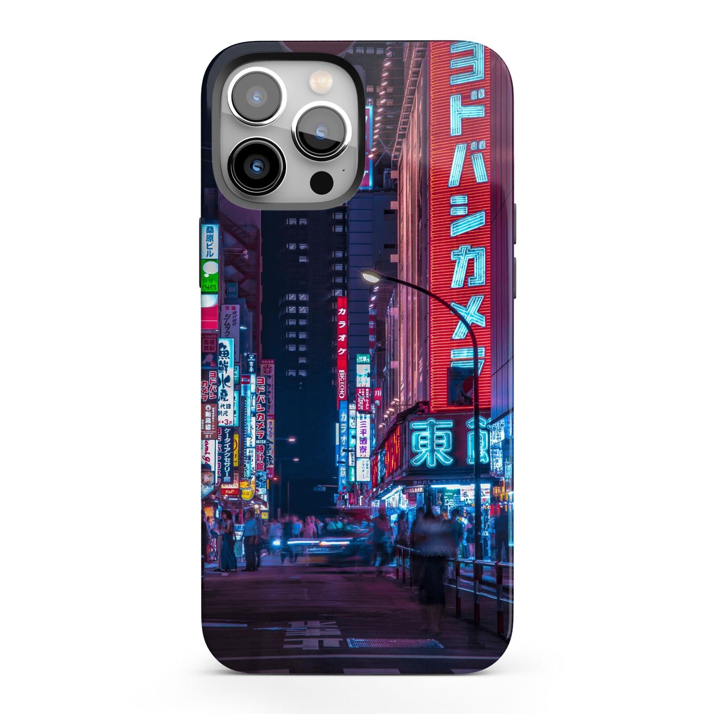 Tokyo Neon City iPhone 13 Pro Max Full Wrap 3D Tough Case