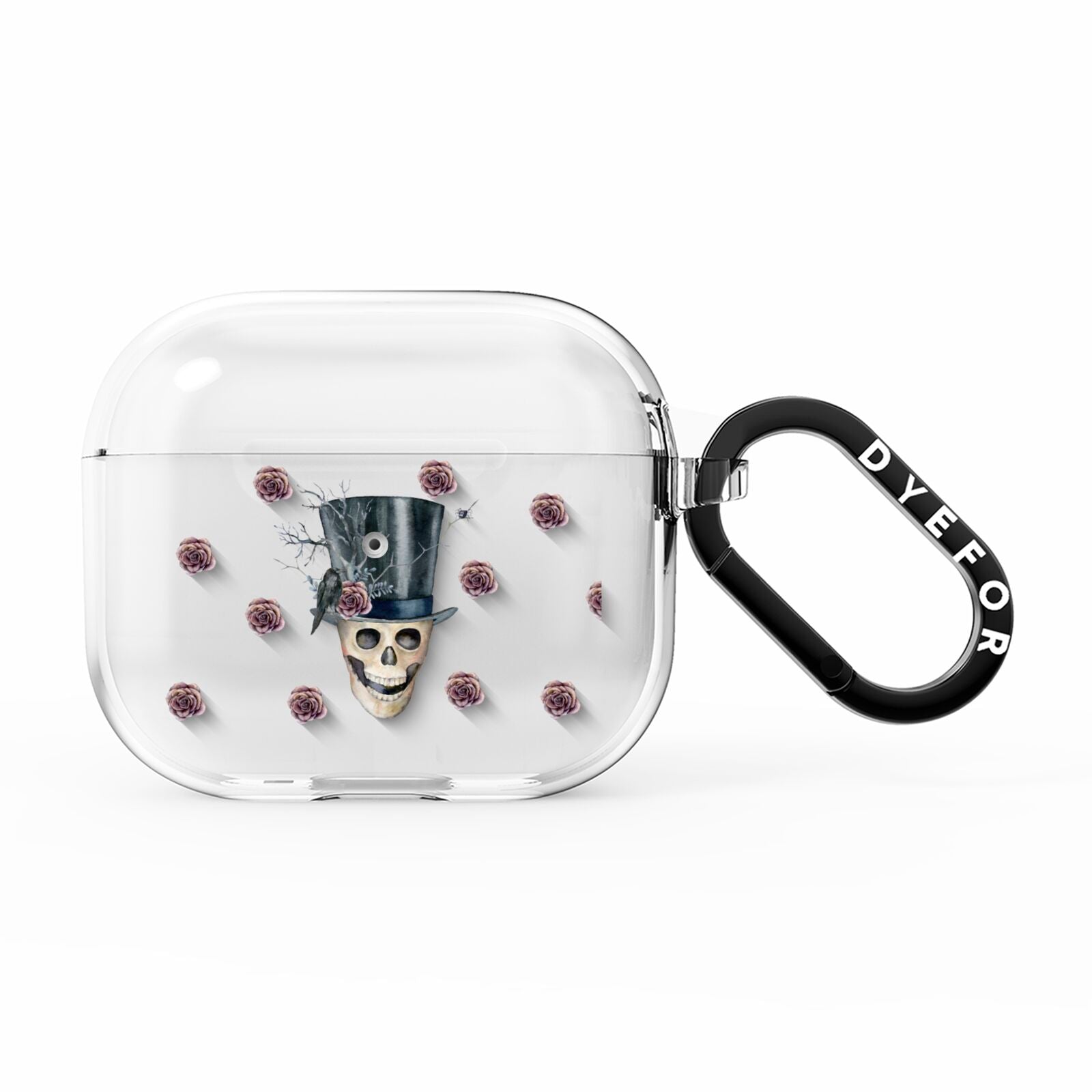 Top Hat Skull AirPods Clear Case 3rd Gen