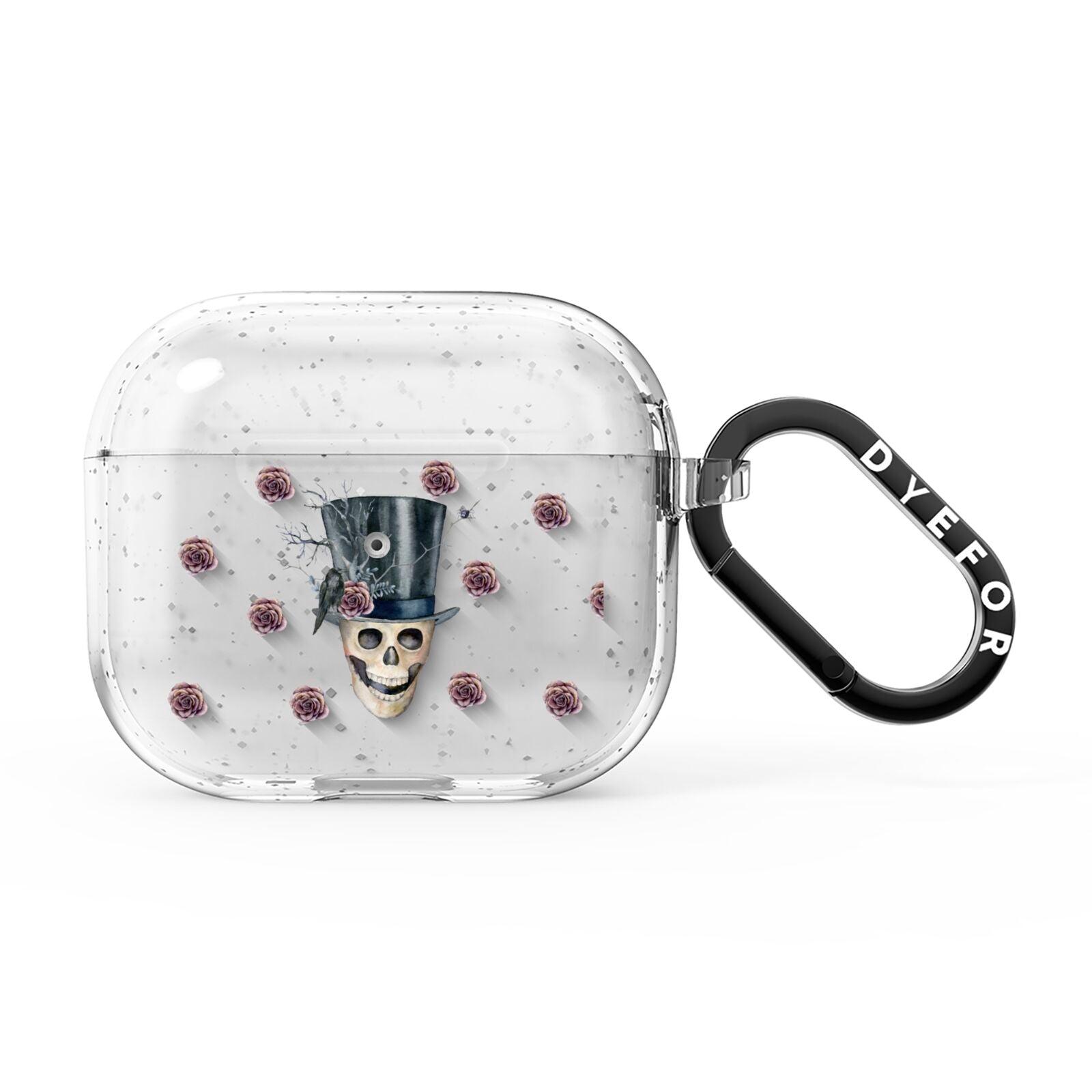 Top Hat Skull AirPods Glitter Case 3rd Gen