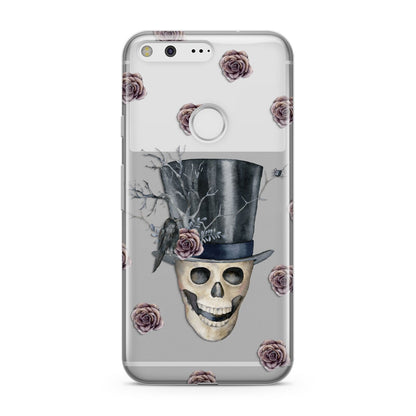 Top Hat Skull Google Pixel Case