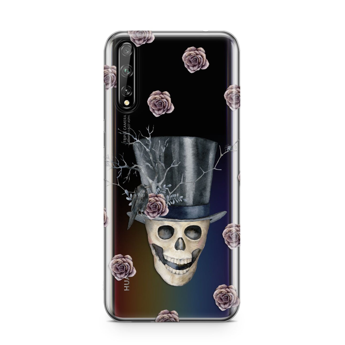 Top Hat Skull Huawei Enjoy 10s Phone Case