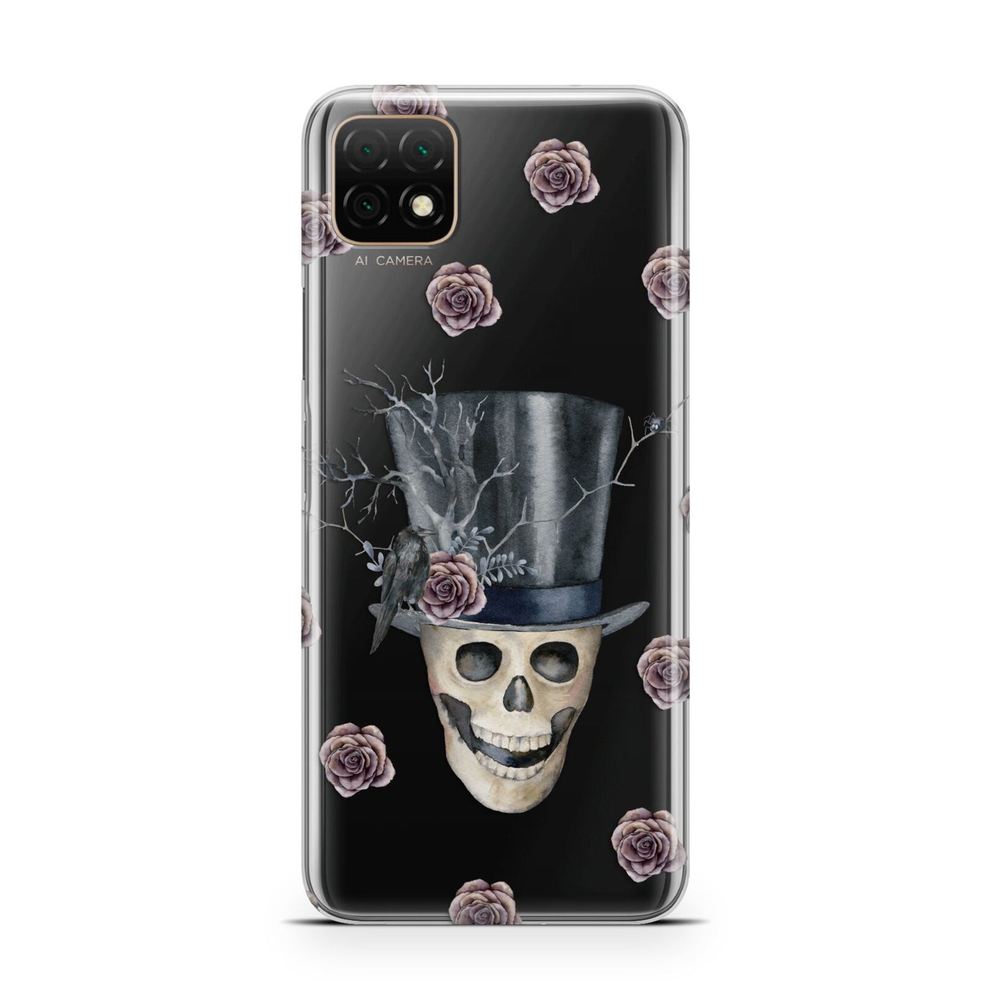 Top Hat Skull Huawei Enjoy 20 Phone Case