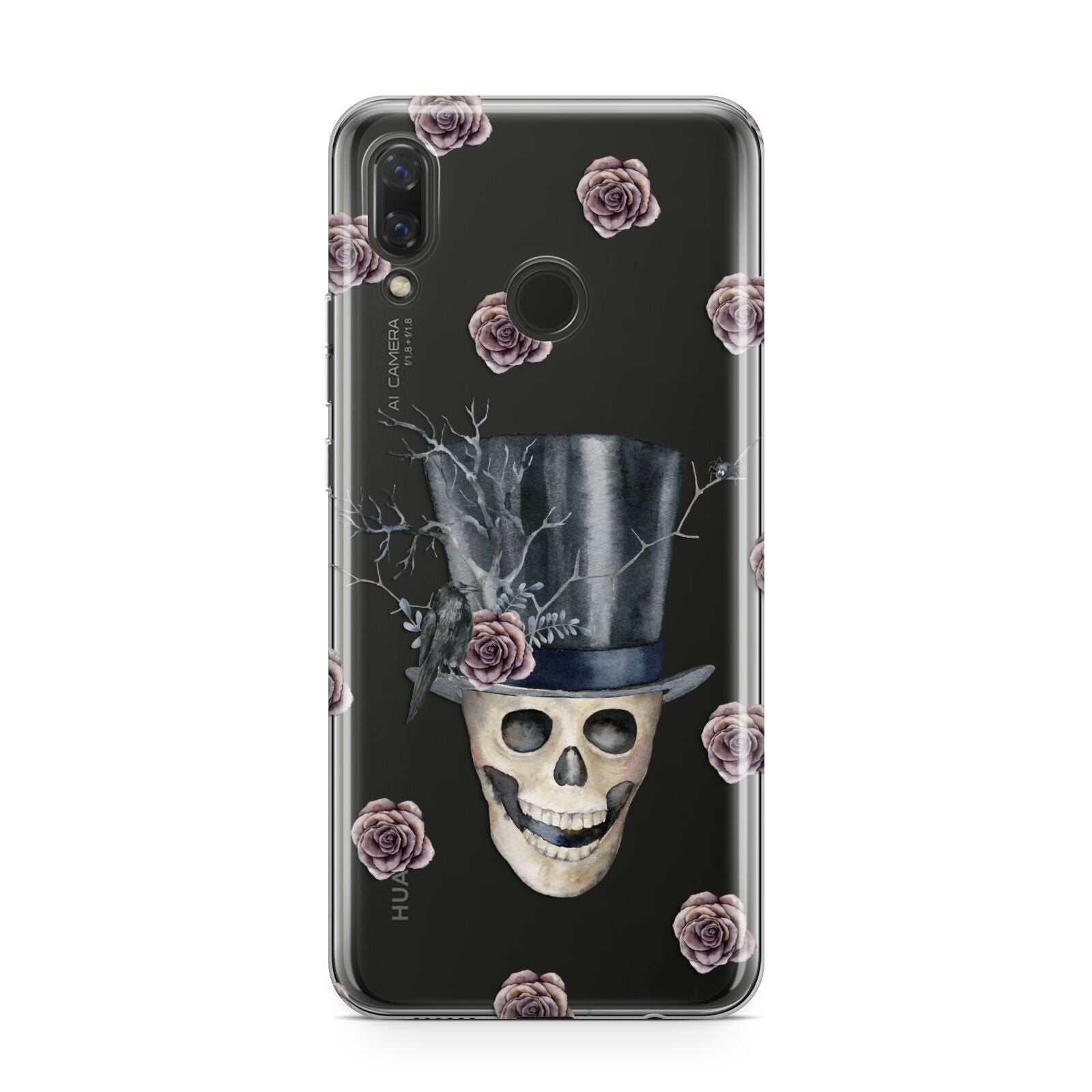 Top Hat Skull Huawei Nova 3 Phone Case