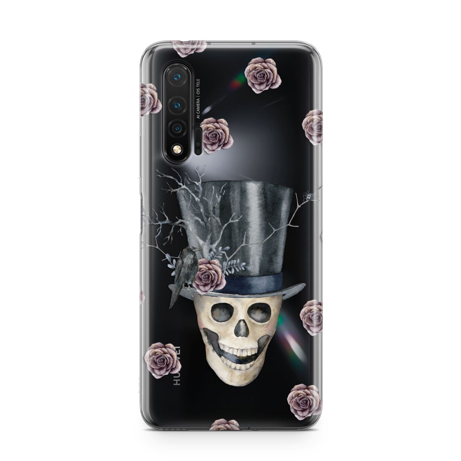 Top Hat Skull Huawei Nova 6 Phone Case