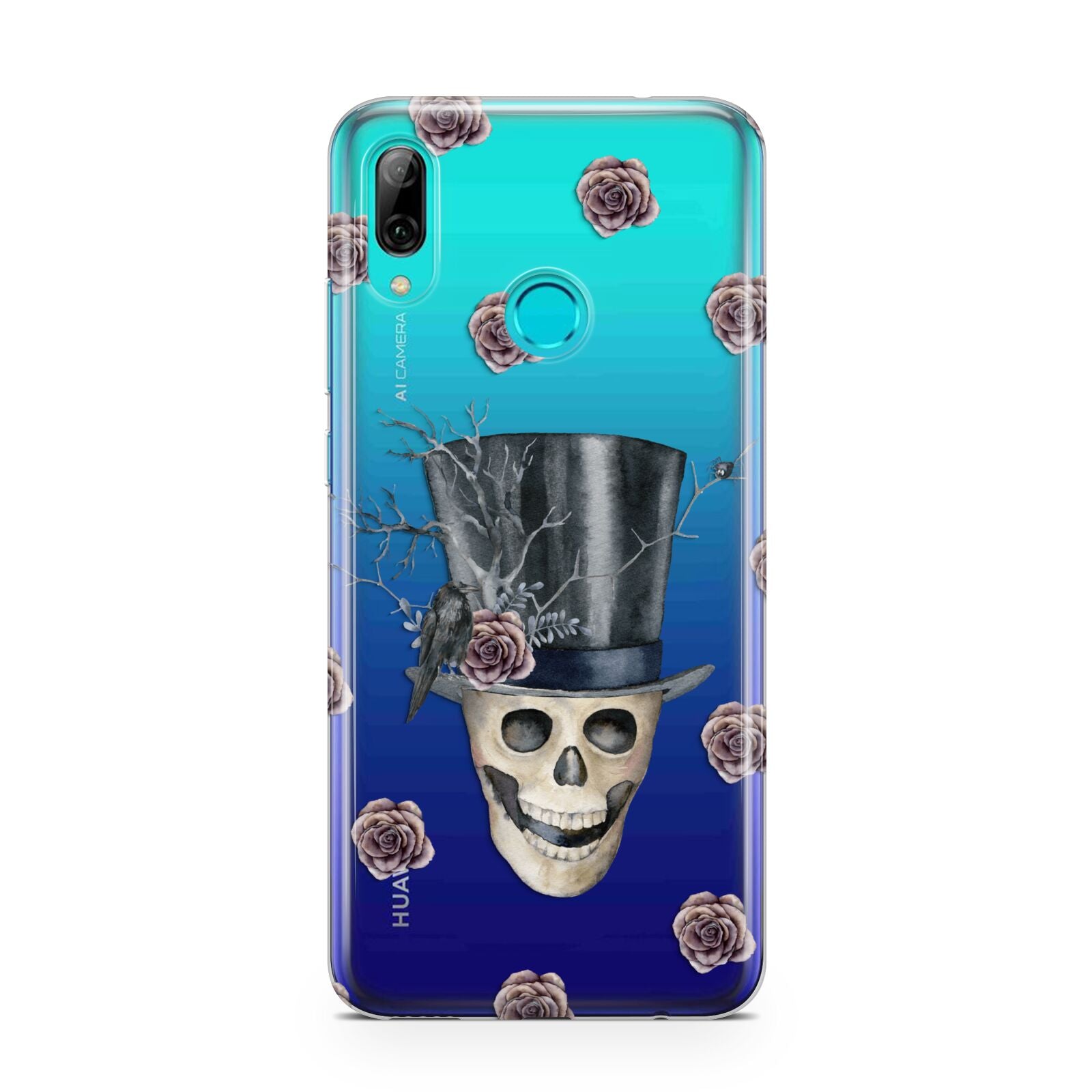 Top Hat Skull Huawei P Smart 2019 Case