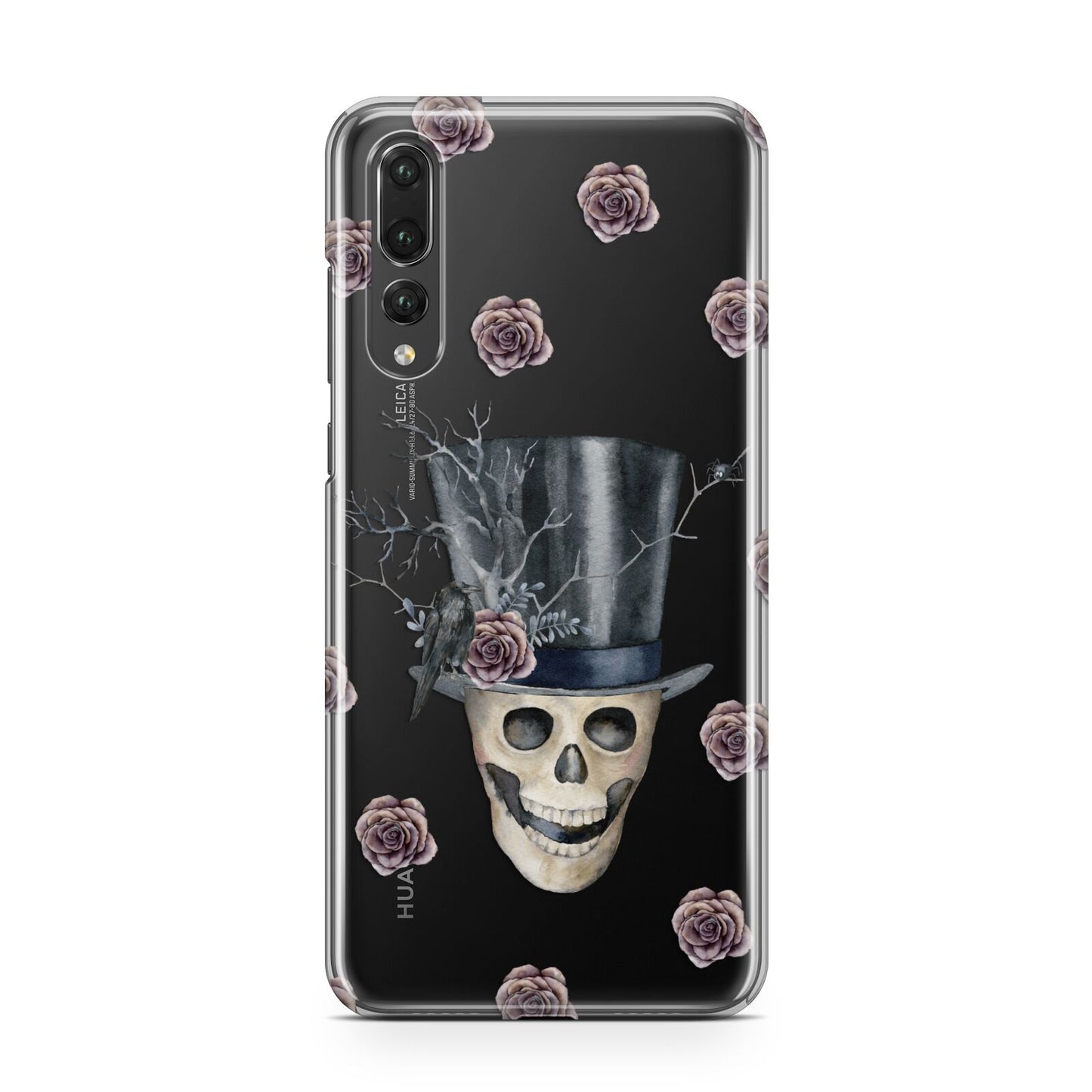 Top Hat Skull Huawei P20 Pro Phone Case