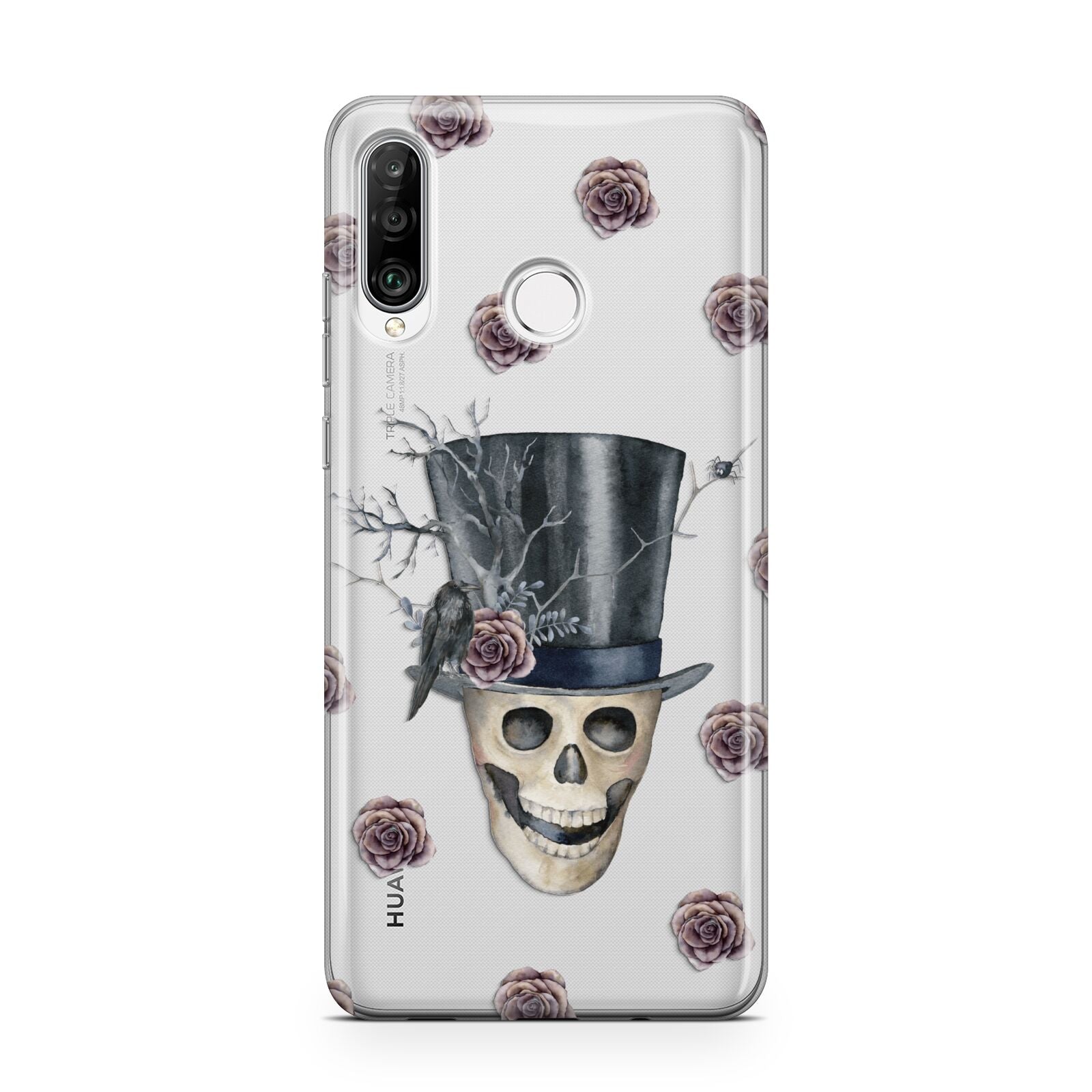 Top Hat Skull Huawei P30 Lite Phone Case