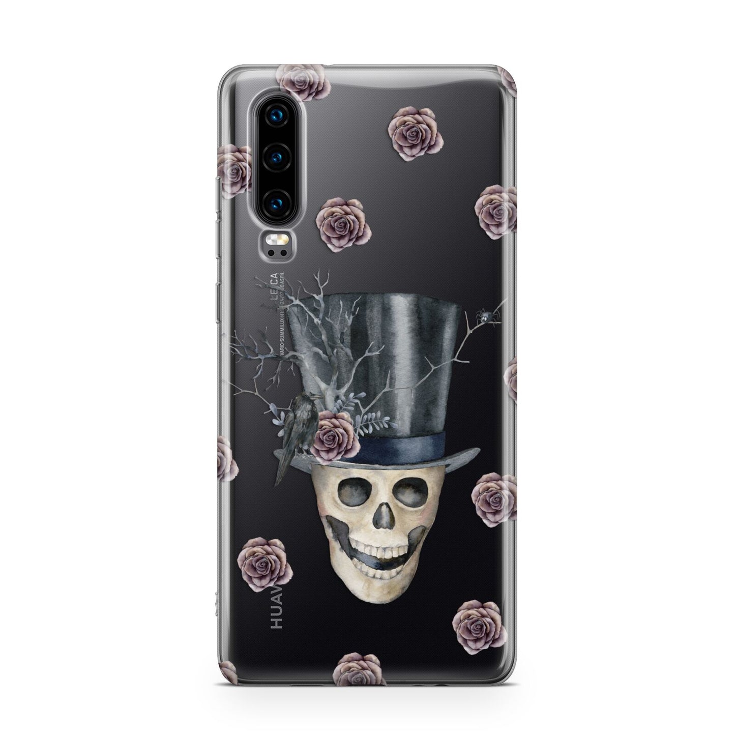 Top Hat Skull Huawei P30 Phone Case