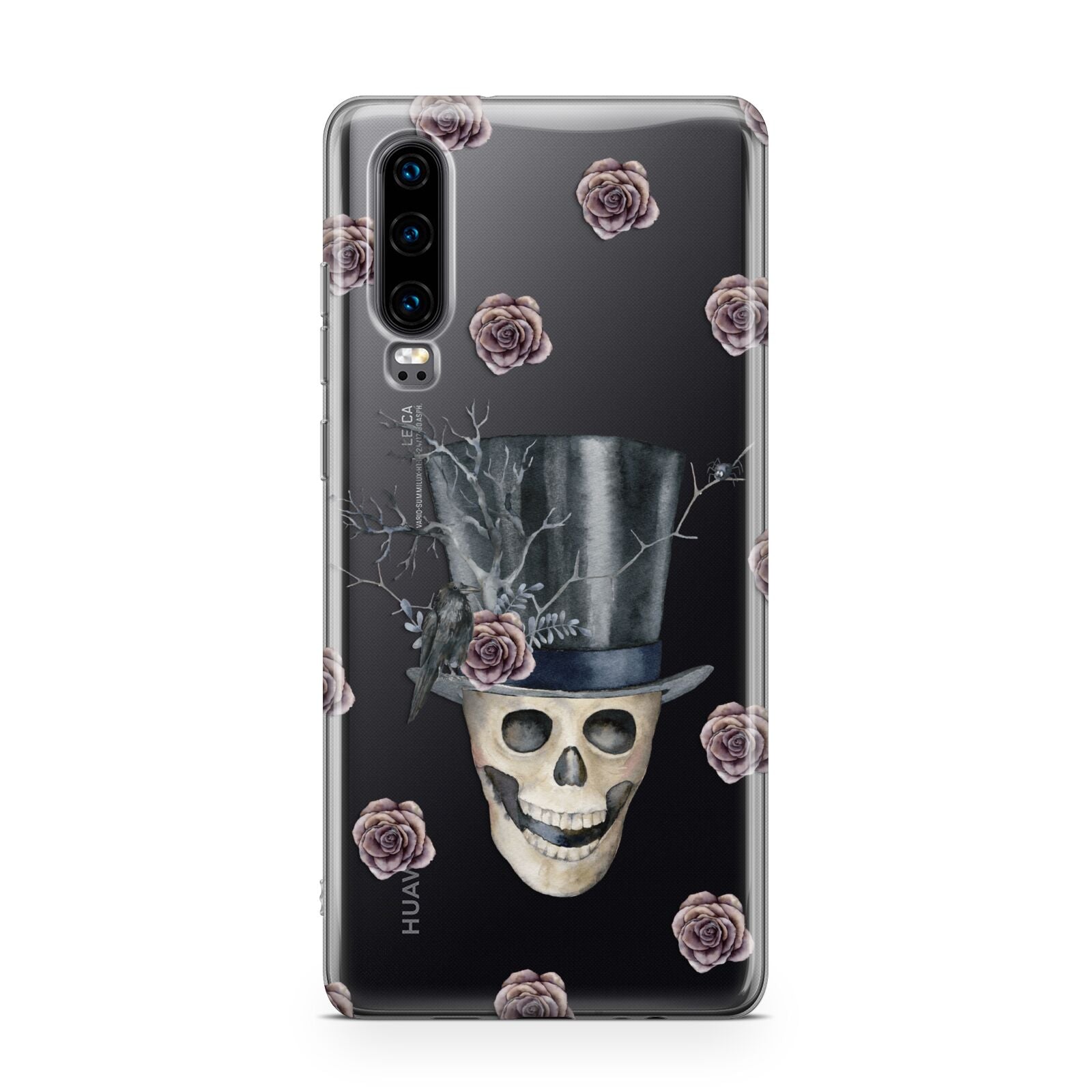 Top Hat Skull Huawei P30 Phone Case