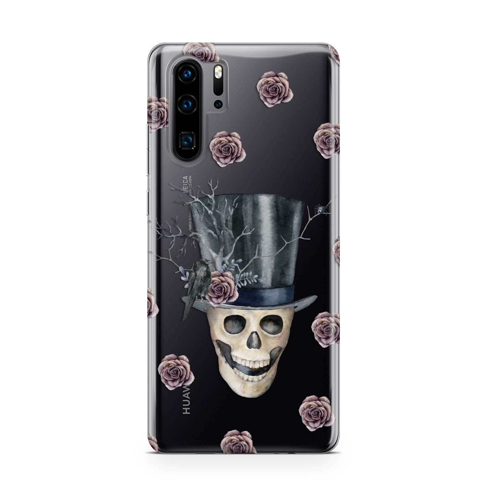 Top Hat Skull Huawei P30 Pro Phone Case