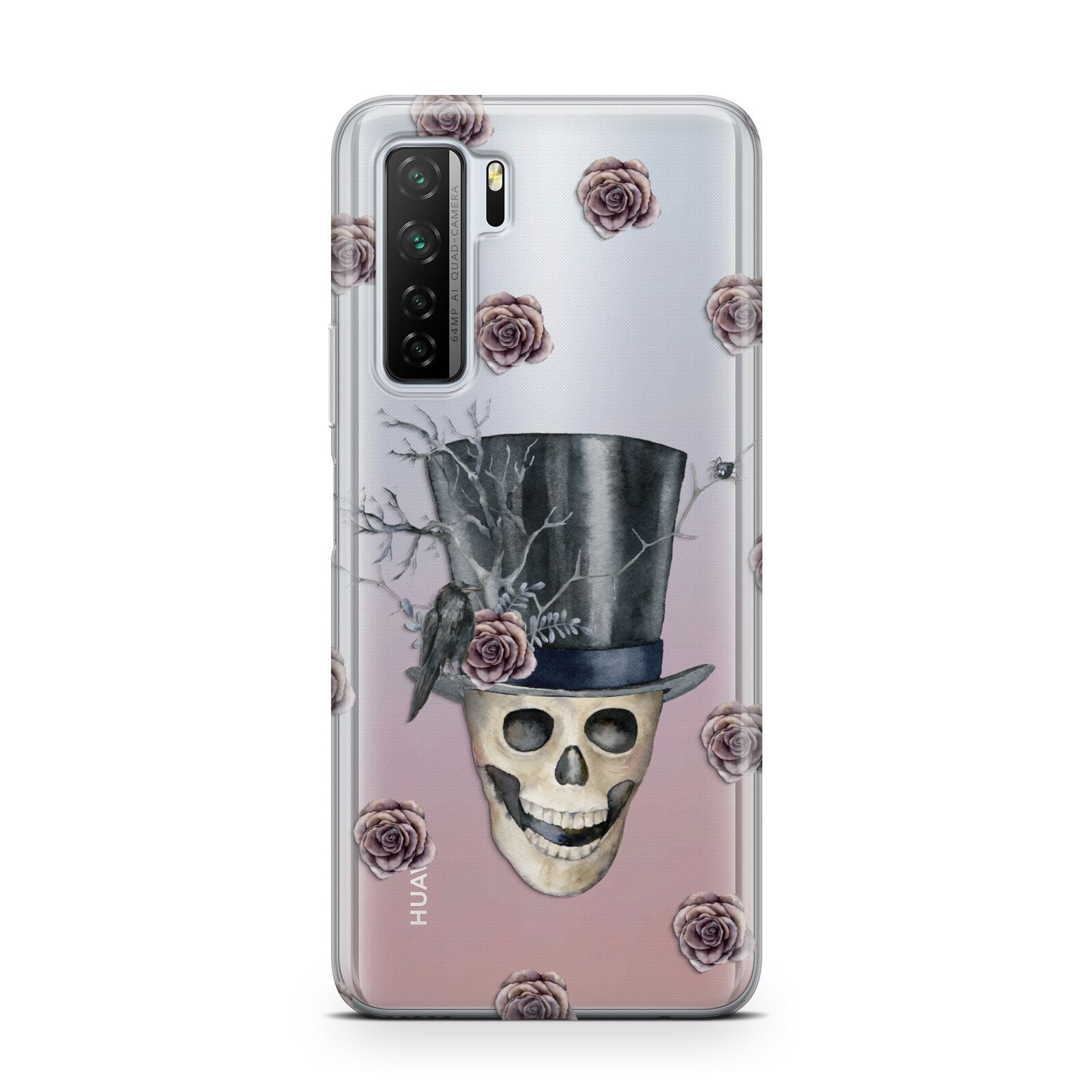 Top Hat Skull Huawei P40 Lite 5G Phone Case