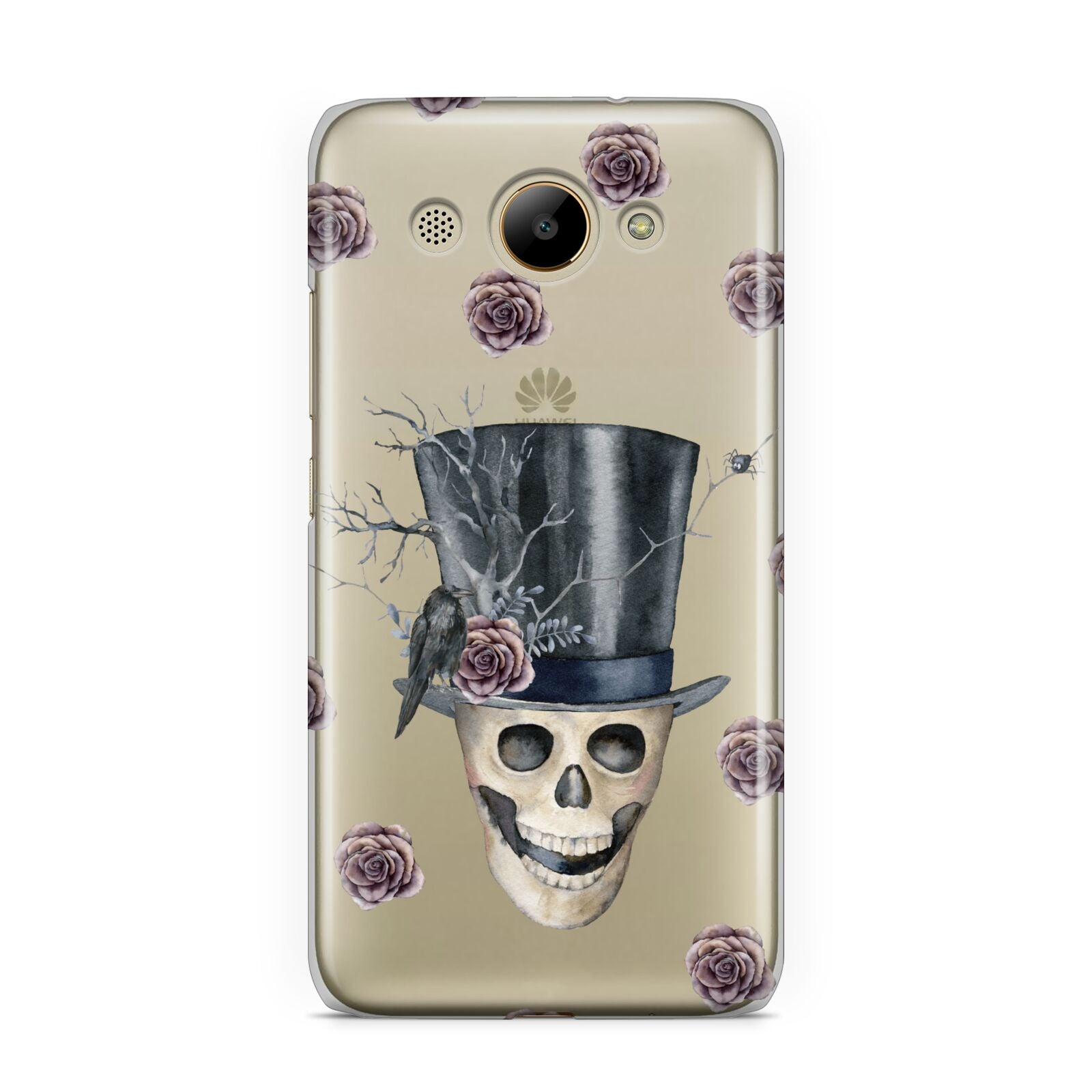 Top Hat Skull Huawei Y3 2017