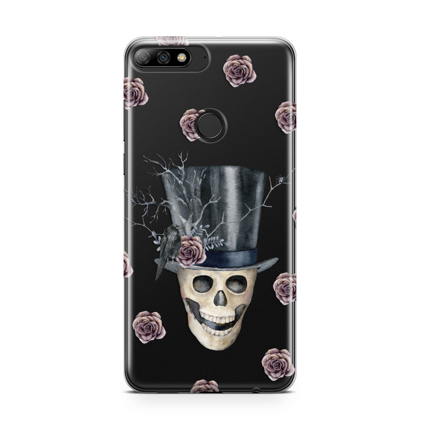 Top Hat Skull Huawei Y7 2018