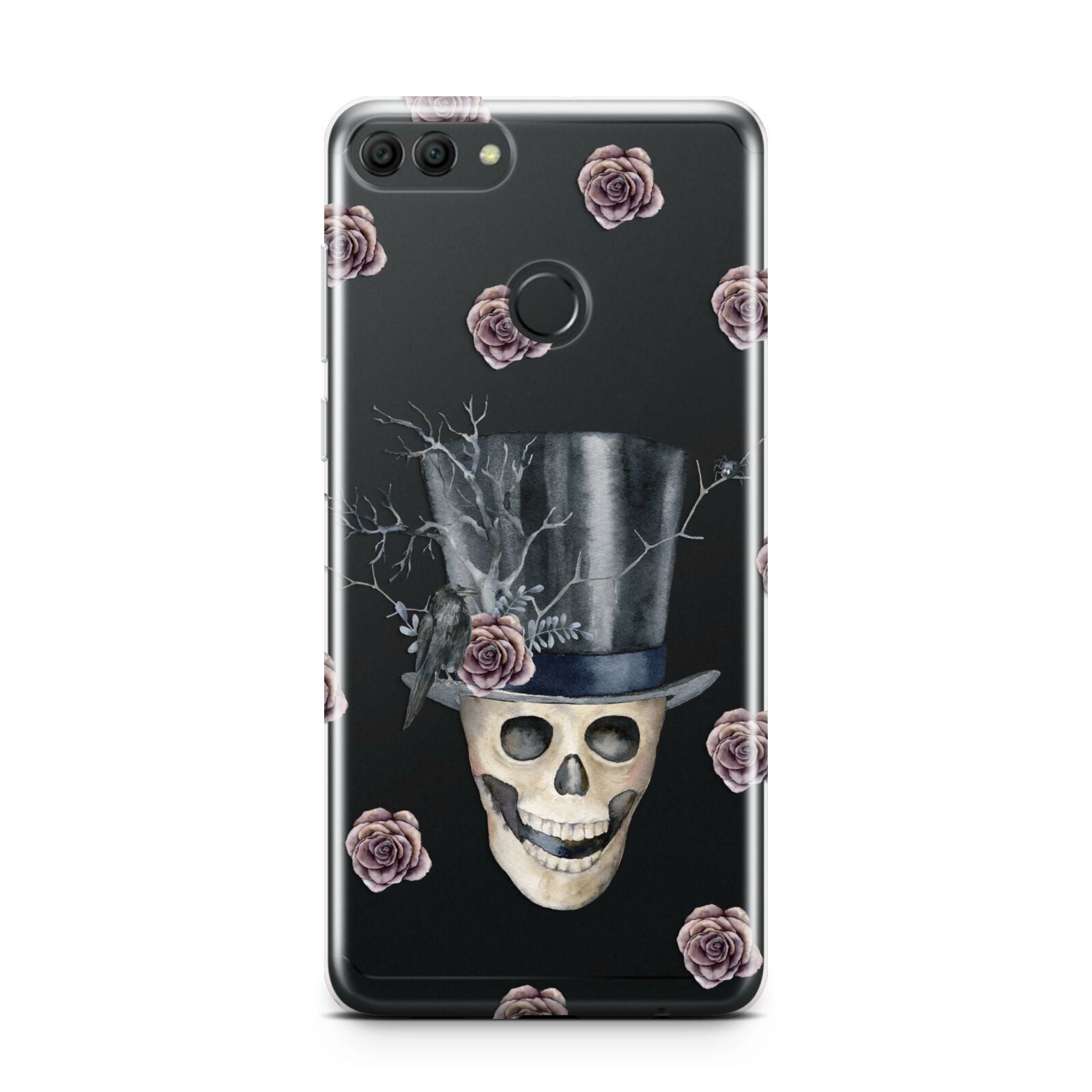 Top Hat Skull Huawei Y9 2018