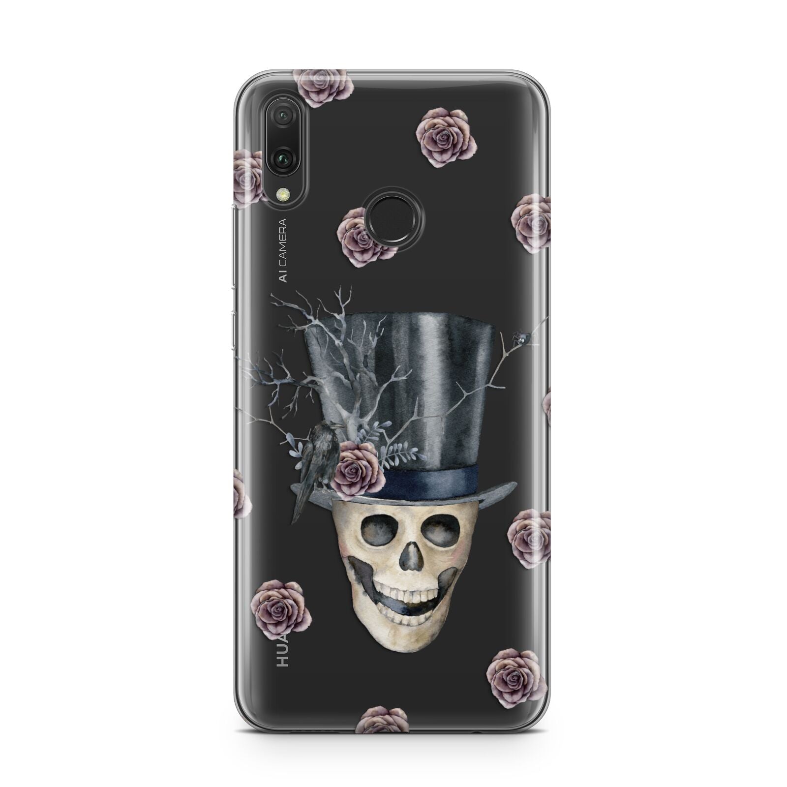 Top Hat Skull Huawei Y9 2019