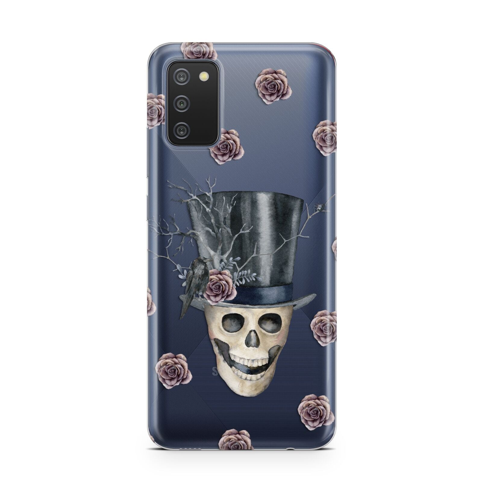 Top Hat Skull Samsung A02s Case