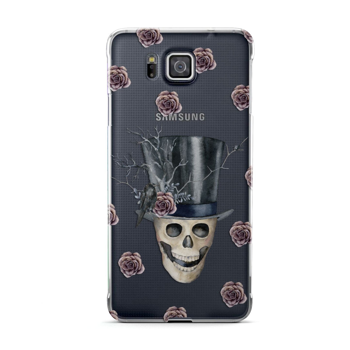 Top Hat Skull Samsung Galaxy Alpha Case