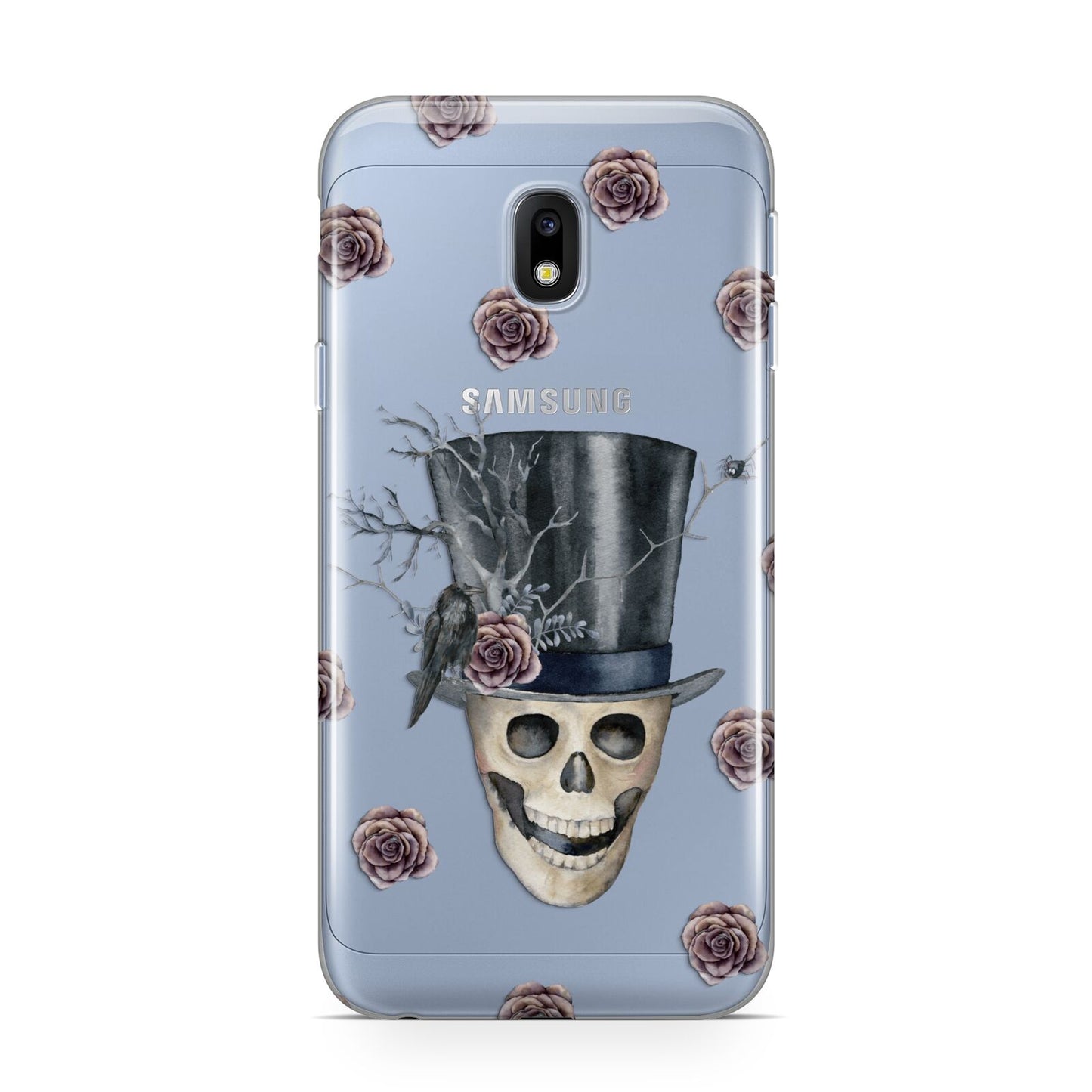 Top Hat Skull Samsung Galaxy J3 2017 Case