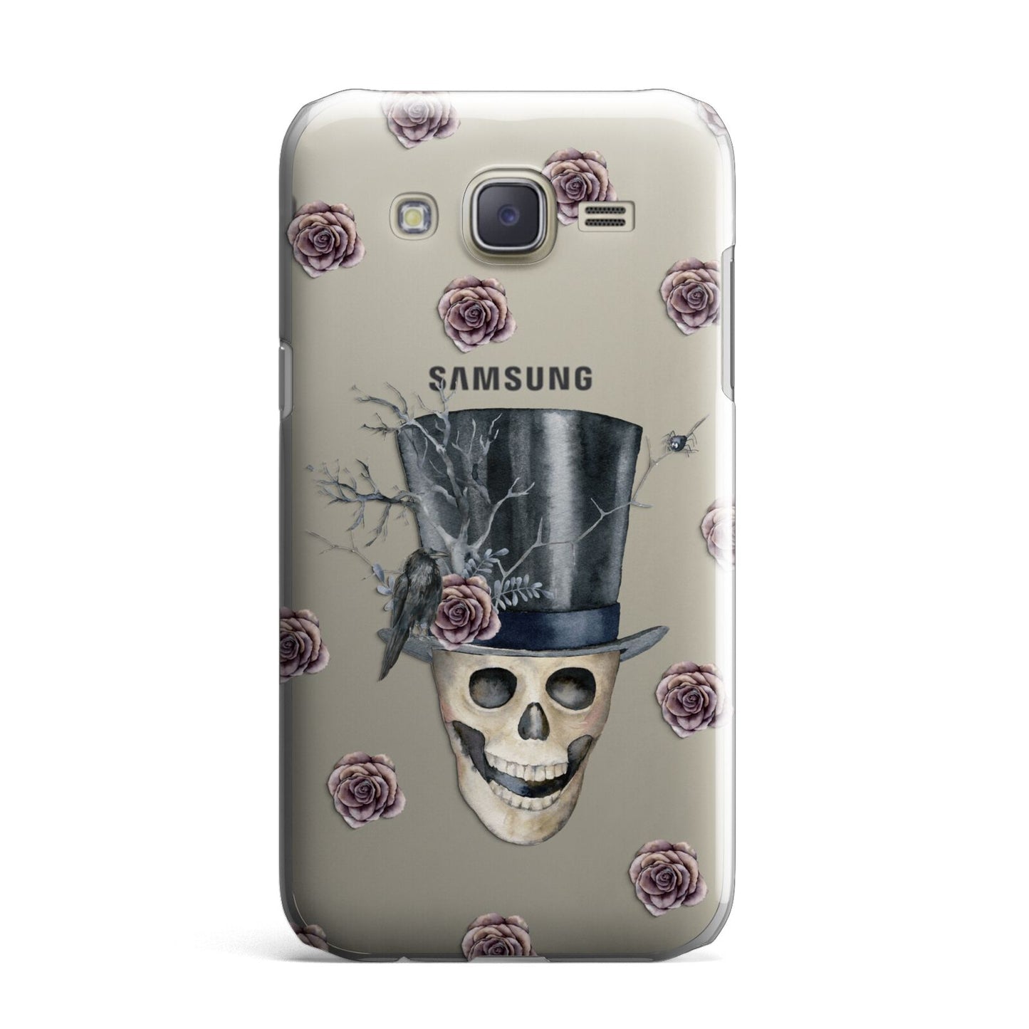 Top Hat Skull Samsung Galaxy J7 Case