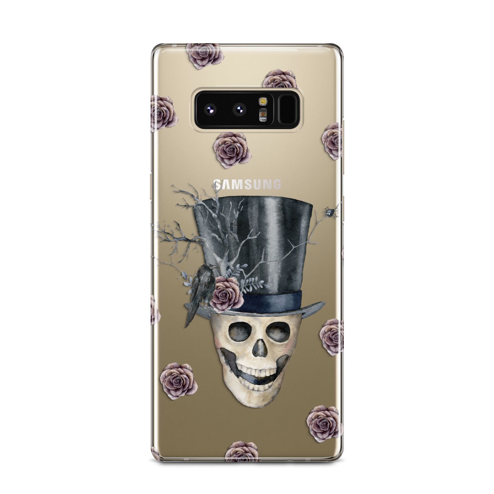 Top Hat Skull Samsung Galaxy Note 8 Case