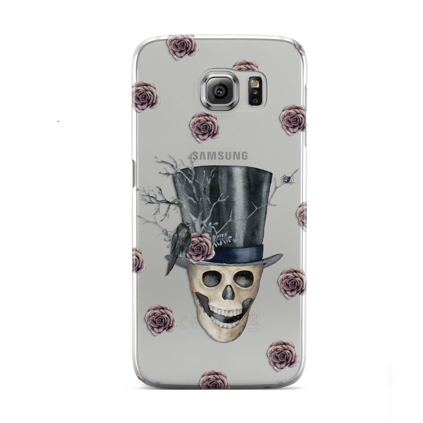 Top Hat Skull Samsung Galaxy S6 Case