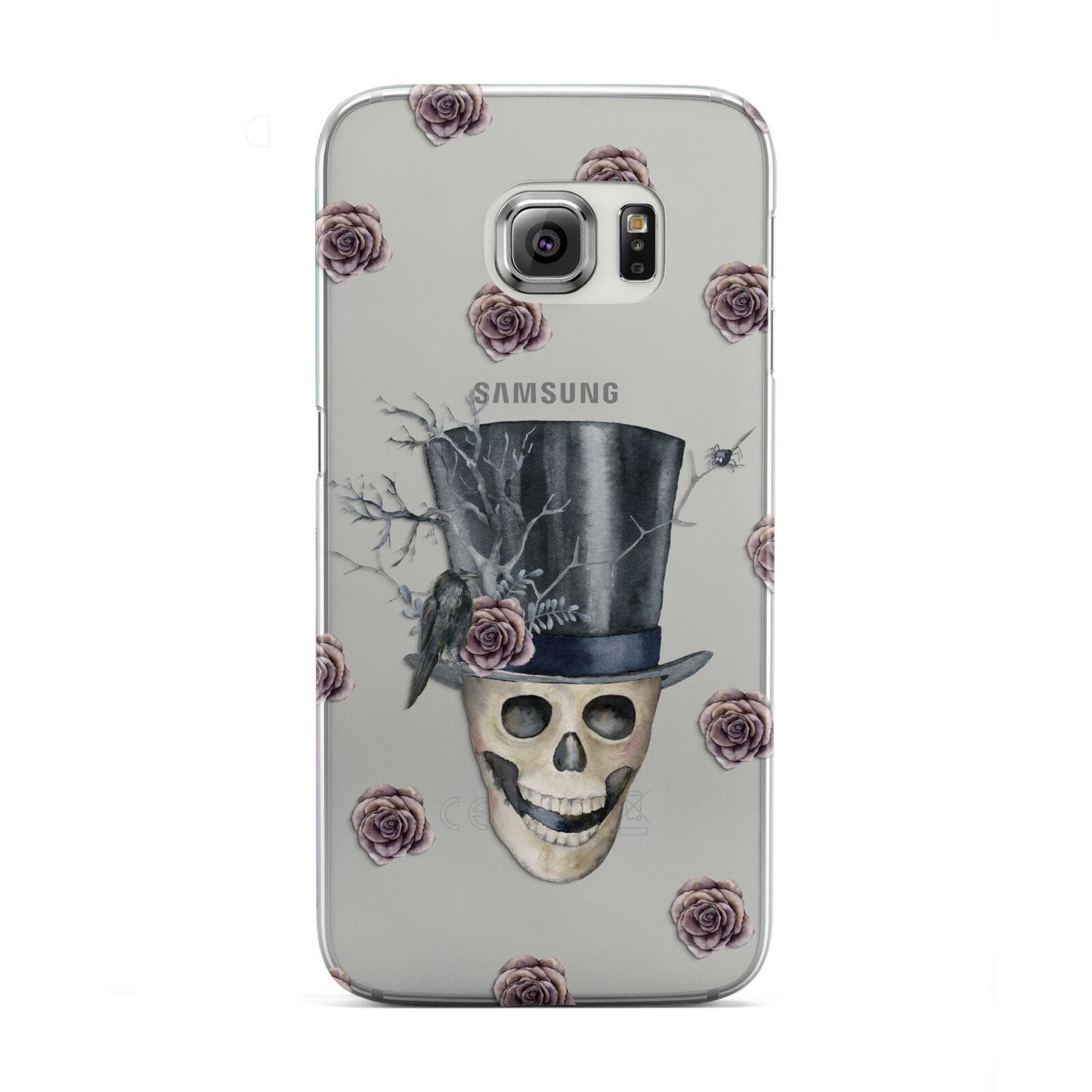 Top Hat Skull Samsung Galaxy S6 Edge Case