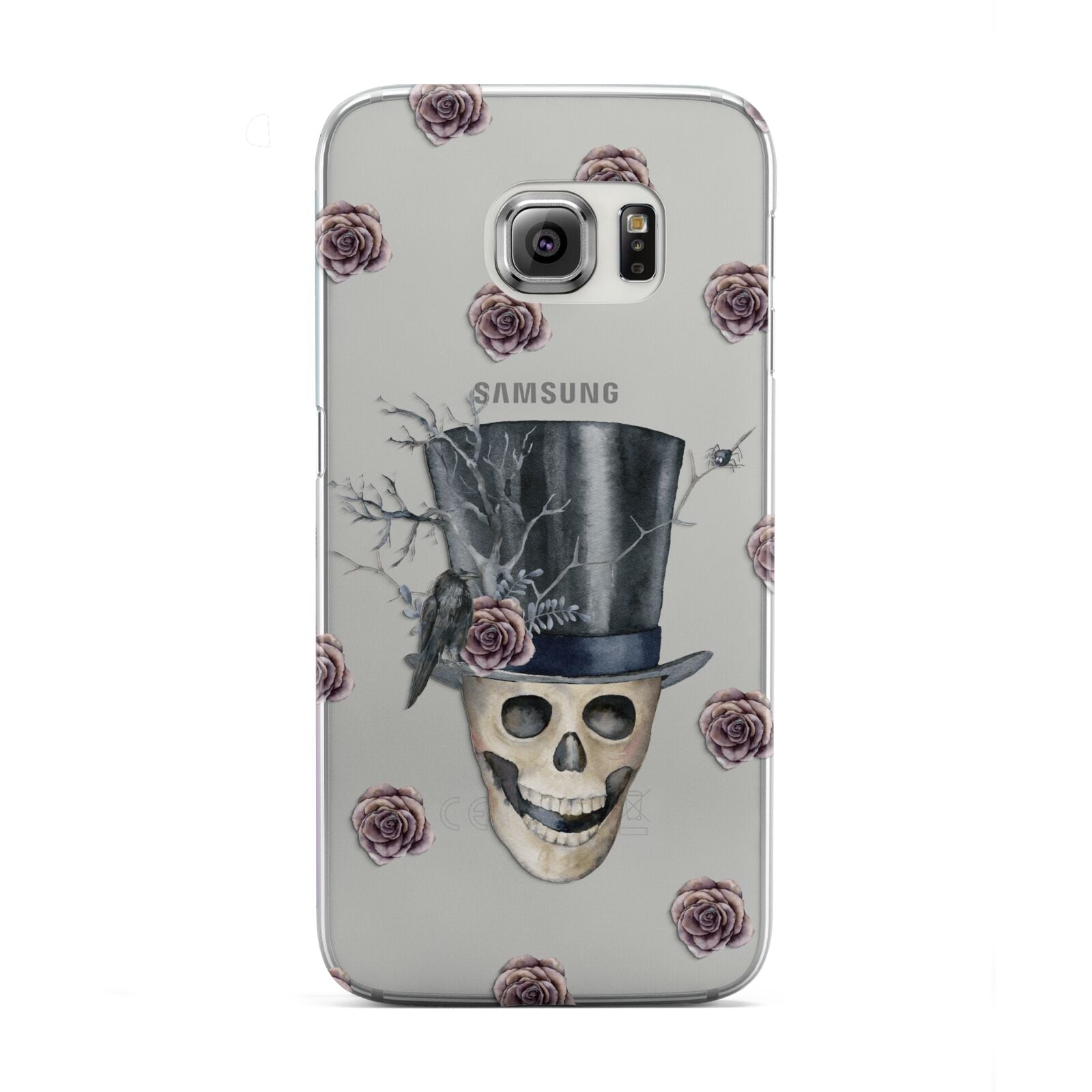 Top Hat Skull Samsung Galaxy S6 Edge Case