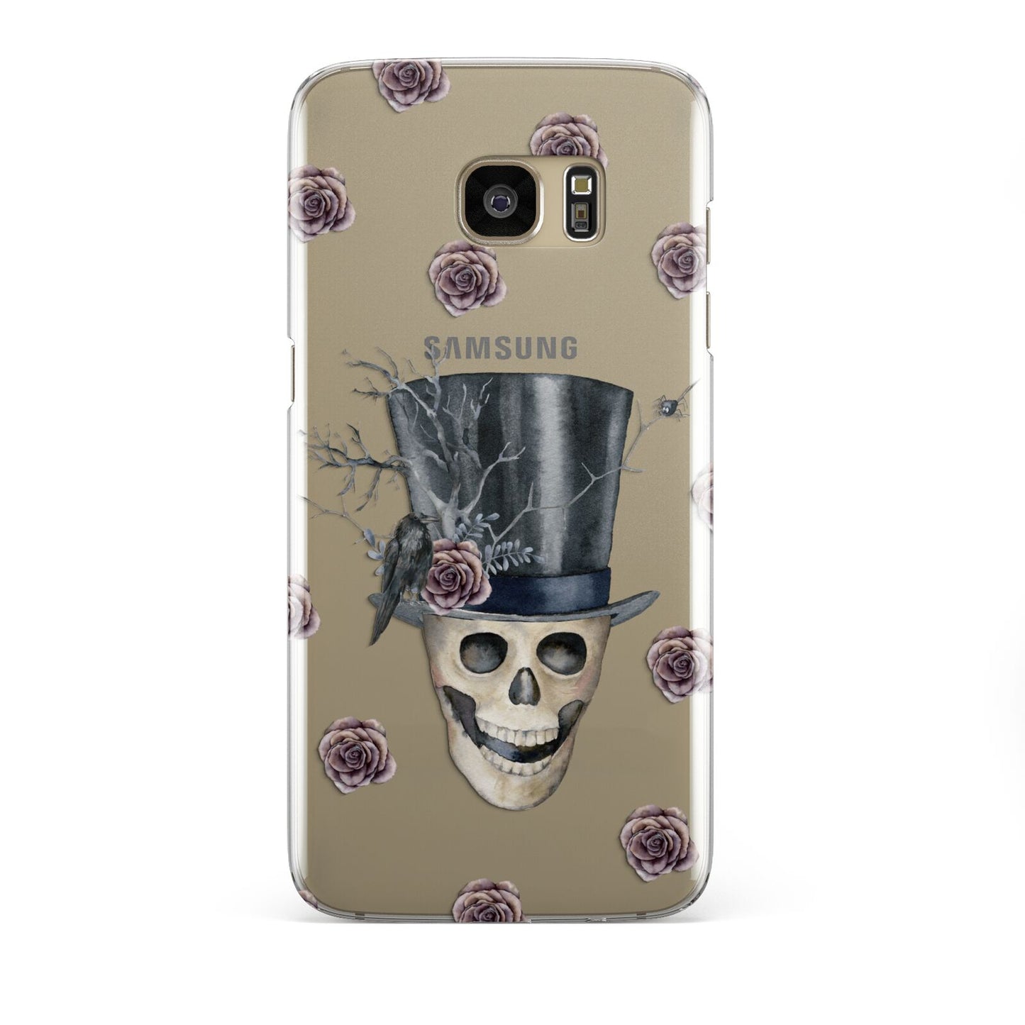 Top Hat Skull Samsung Galaxy S7 Edge Case