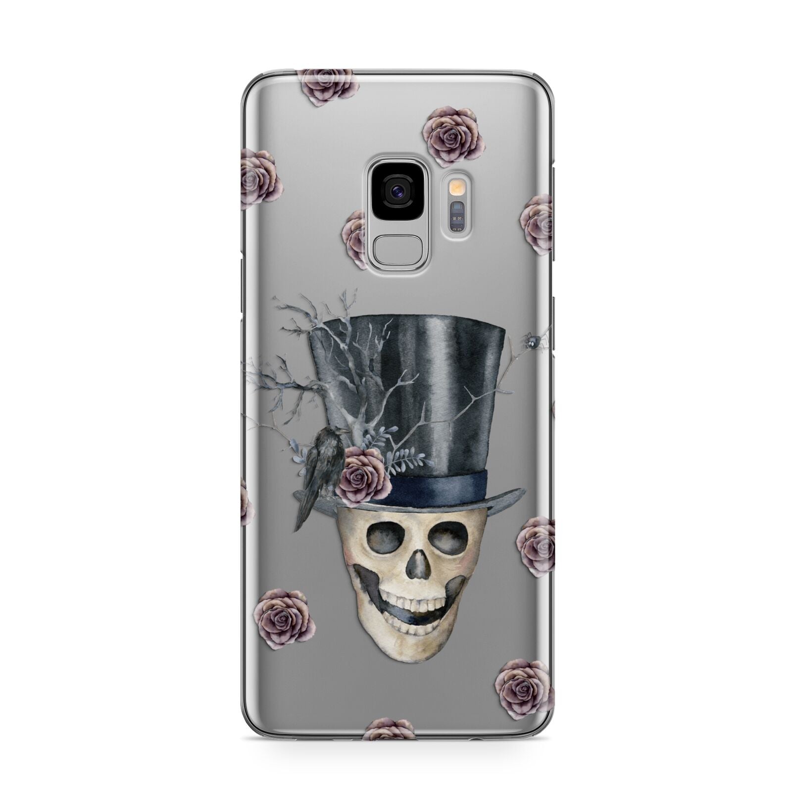 Top Hat Skull Samsung Galaxy S9 Case