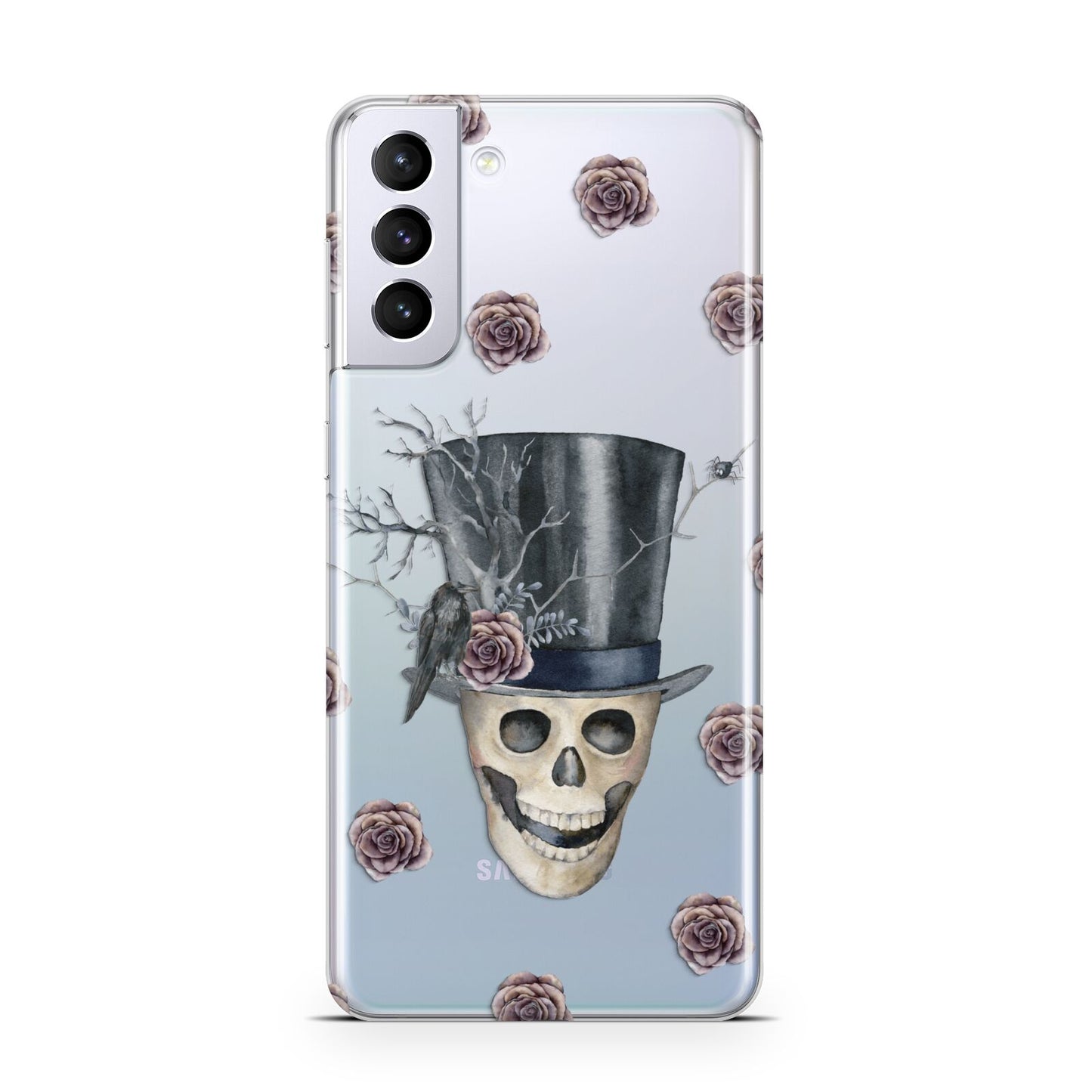 Top Hat Skull Samsung S21 Plus Case