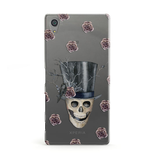 Top Hat Skull Sony Xperia Case