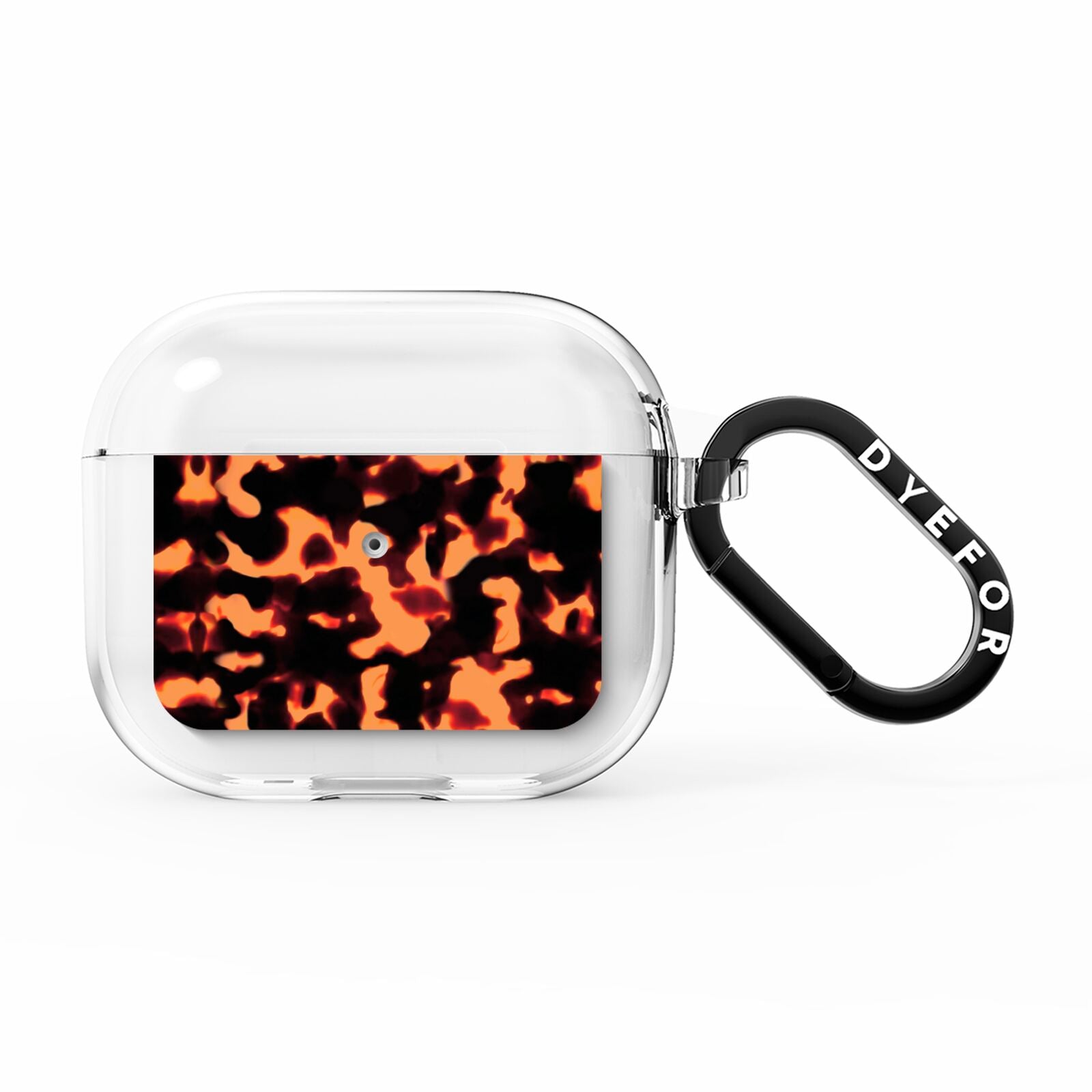 Tortoise Shell Pattern AirPods Clear Case 3rd Gen