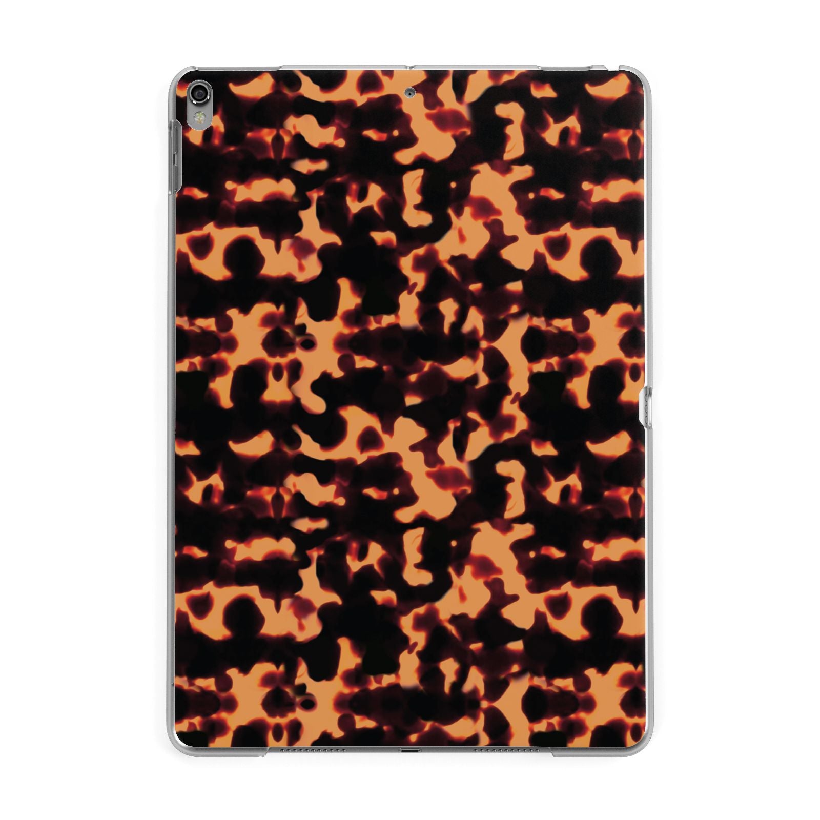 Tortoise Shell Pattern Apple iPad Grey Case