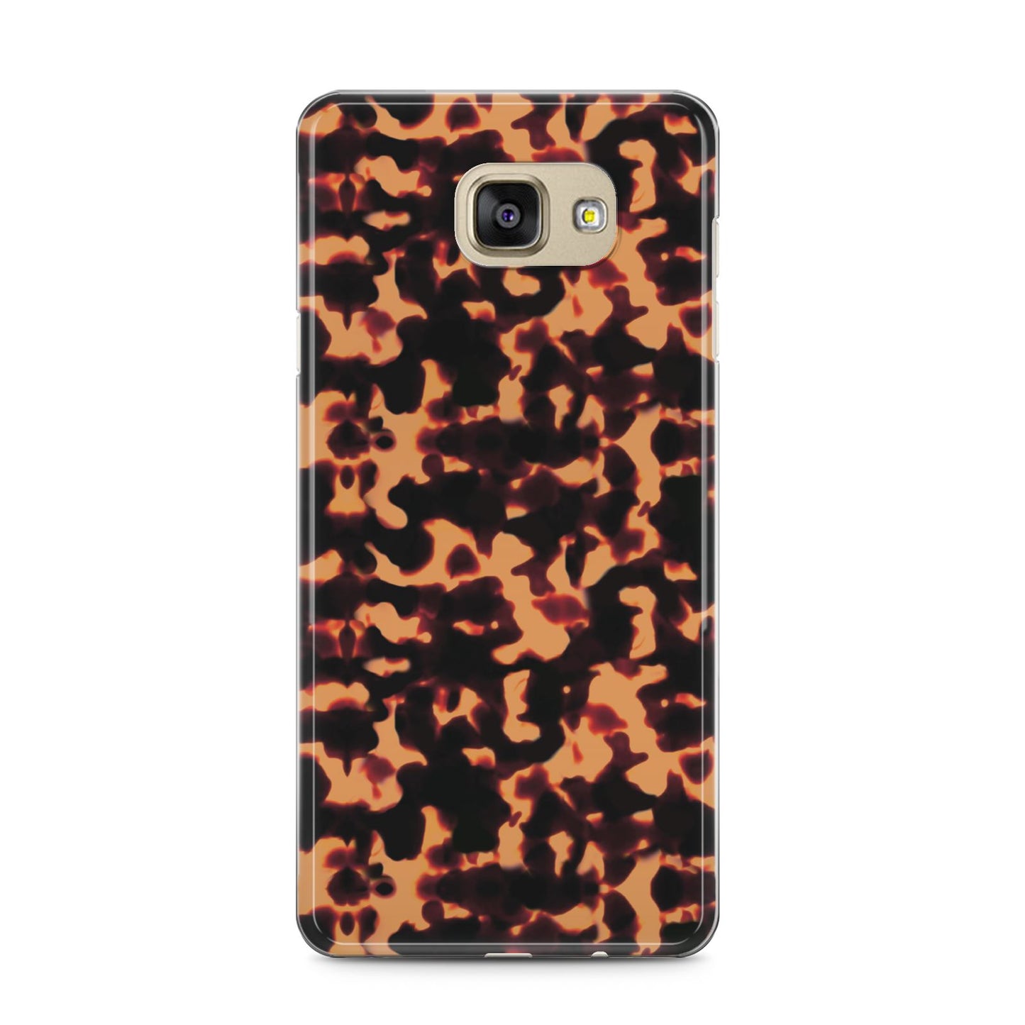 Tortoise Shell Pattern Samsung Galaxy A5 2016 Case on gold phone