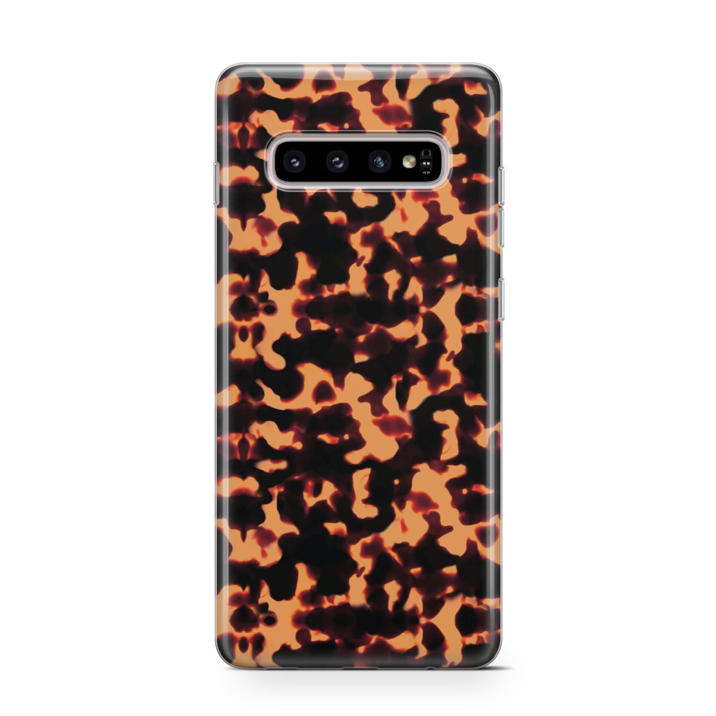 Tortoise Shell Pattern Samsung Galaxy S10 Case