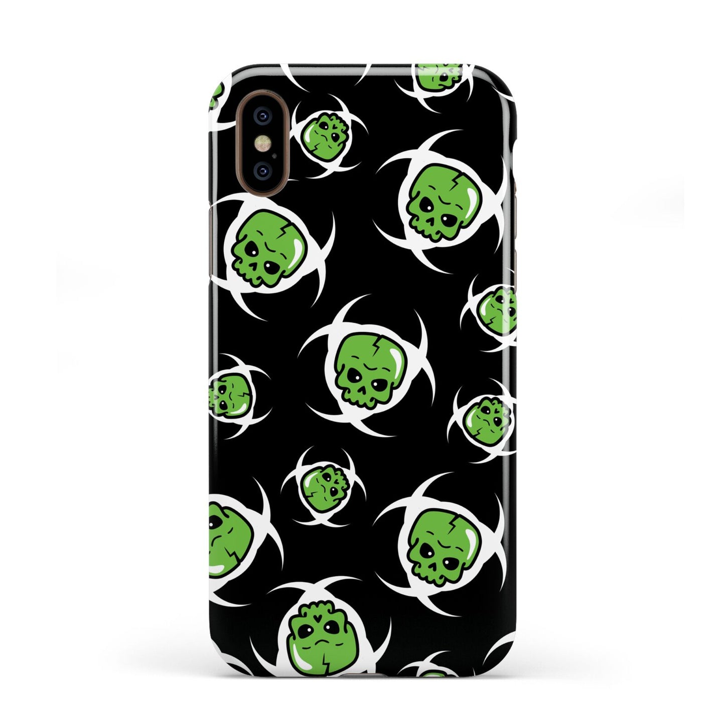 Toxic Skulls Apple iPhone XS 3D Tough