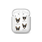 Toy Fox Terrier Icon with Name AirPods Case