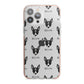 Toy Fox Terrier Icon with Name iPhone 13 Pro Max TPU Impact Case with Pink Edges