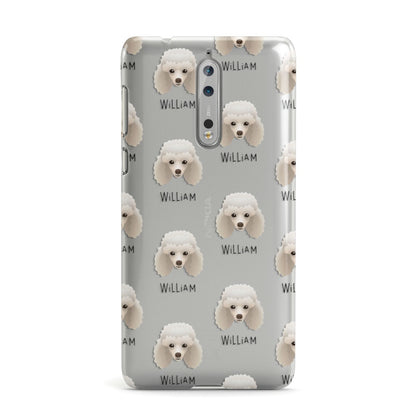 Toy Poodle Icon with Name Nokia Case