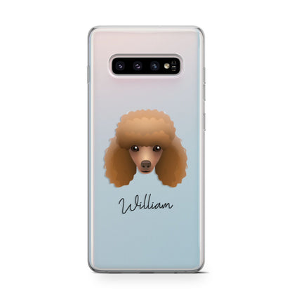 Toy Poodle Personalised Samsung Galaxy S10 Case