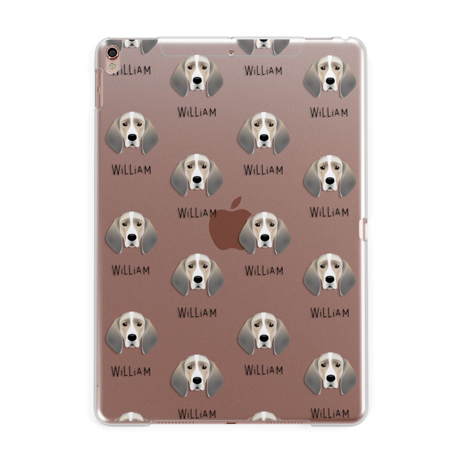 Trailhound Icon with Name Apple iPad Rose Gold Case
