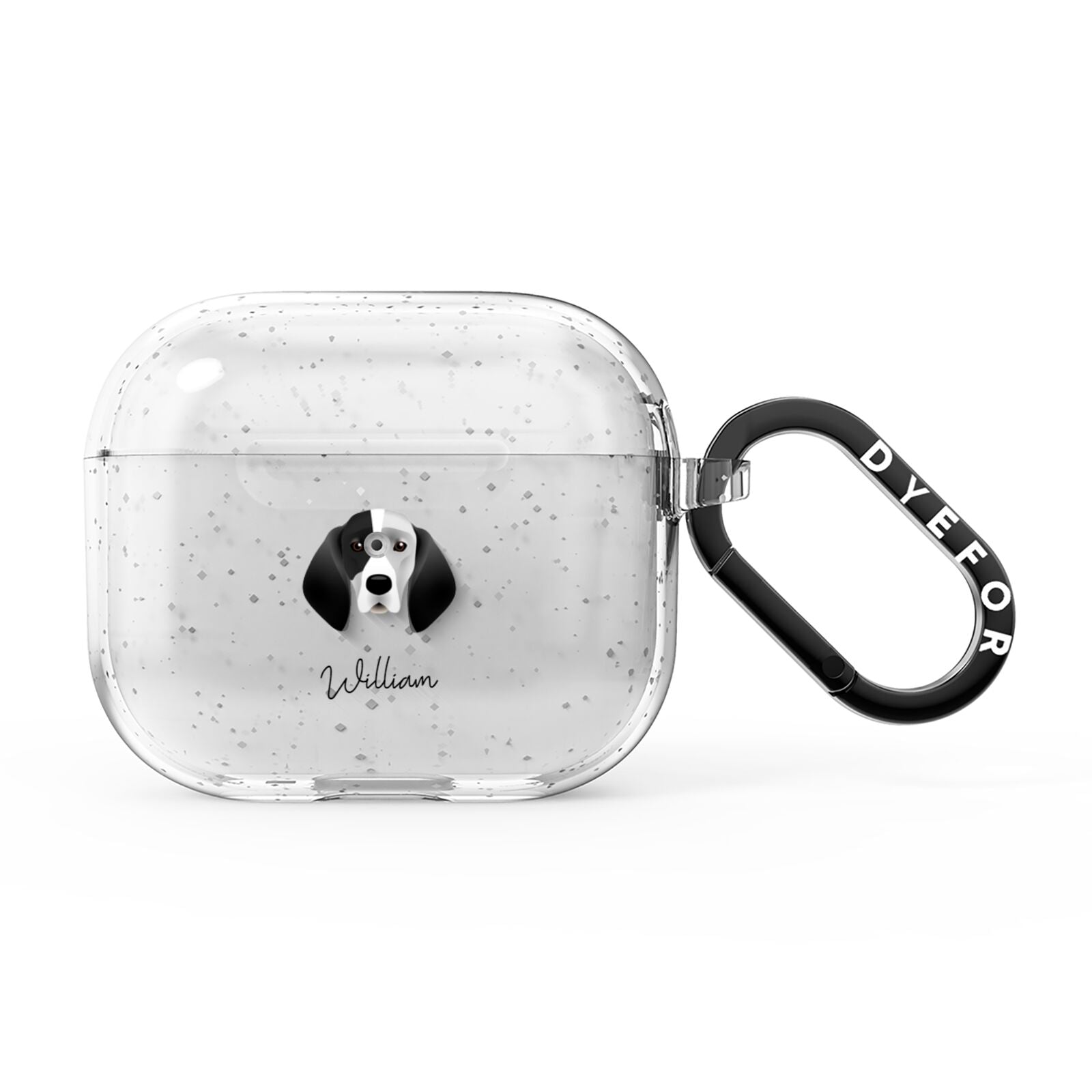 Trailhound Personalised AirPods Glitter Case 3rd Gen