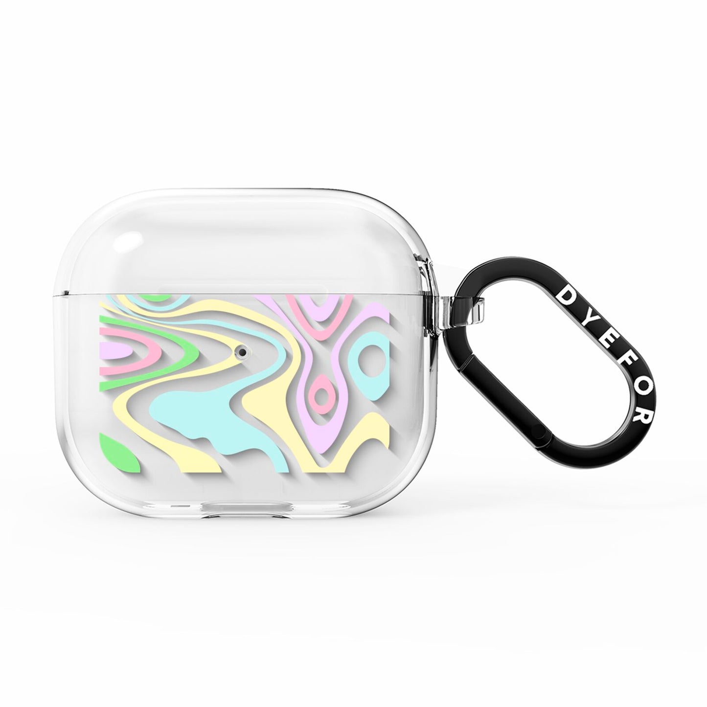 Transparent Swirl AirPods Clear Case 3rd Gen