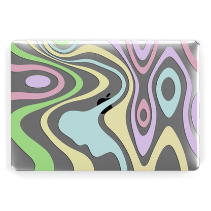 Transparent Swirl Apple MacBook Case