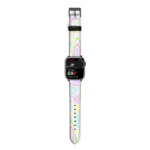 Transparent Swirl Watch Strap