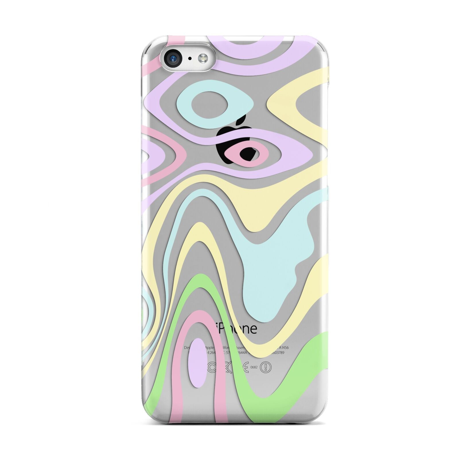 Transparent Swirl Apple iPhone 5c Case