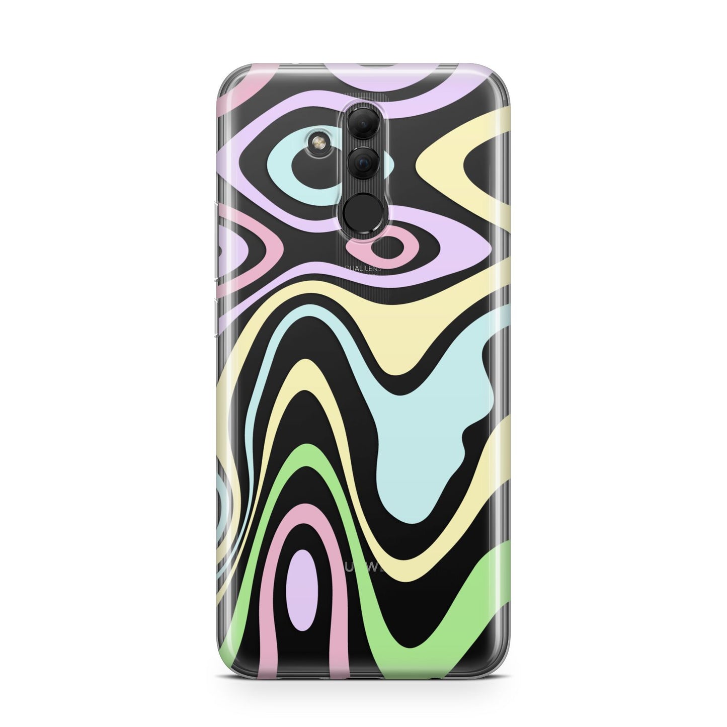 Transparent Swirl Huawei Mate 20 Lite