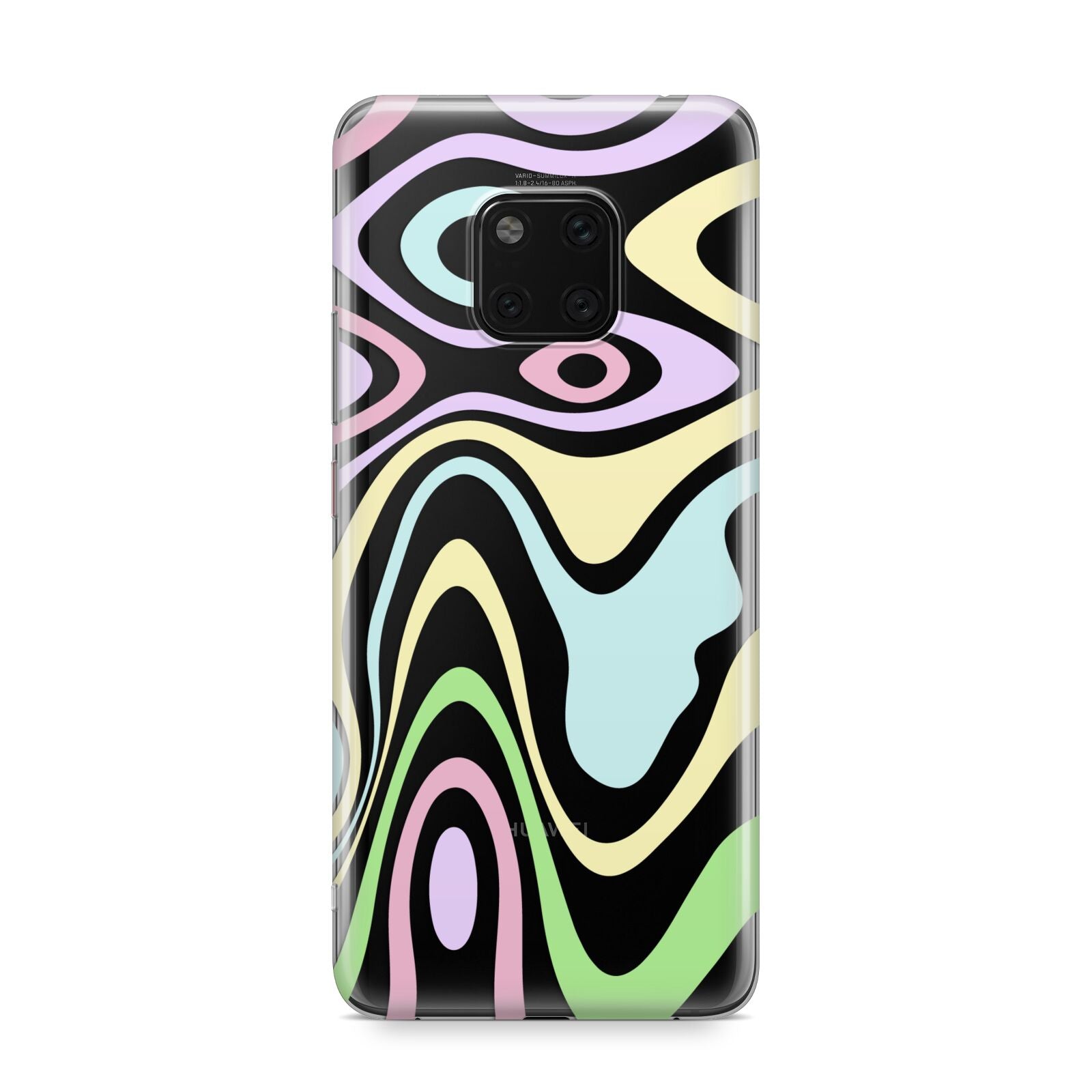 Transparent Swirl Huawei Mate 20 Pro Phone Case