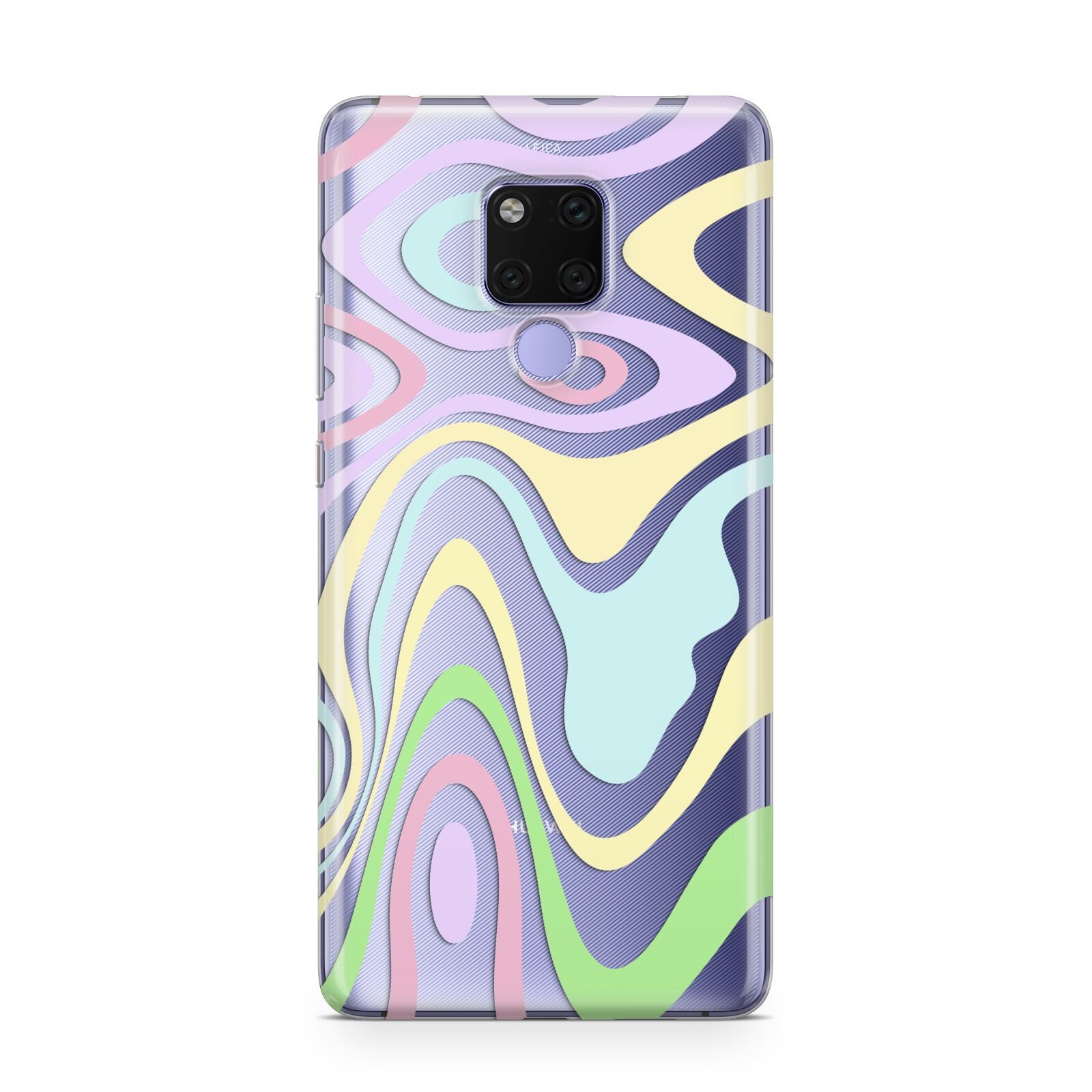 Transparent Swirl Huawei Mate 20X Phone Case